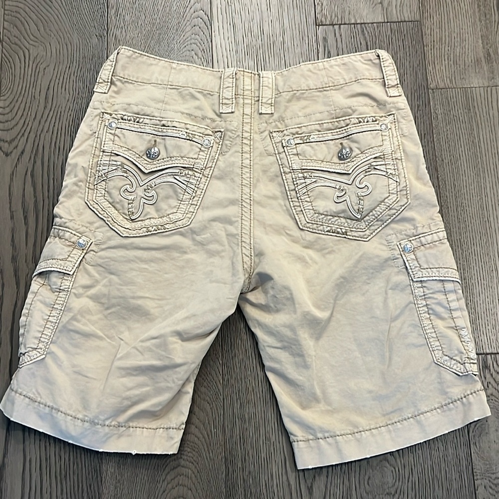Rock Revival Men’s Shorts 34 Waist Slim Fit